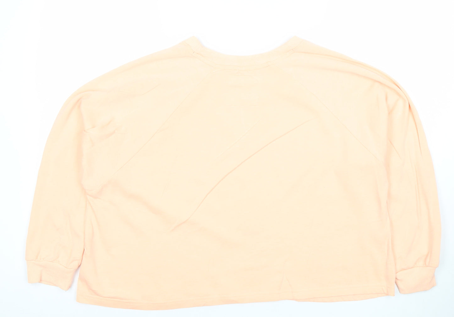 FRIENDS Central Perk Peach Sweatshirt Women S Crew Neck Cotton Blend