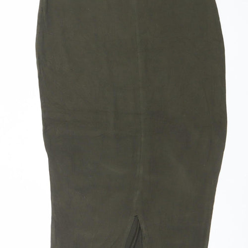 Dorothy Perkins Women Green Size 8 Midi Pencil Skirt