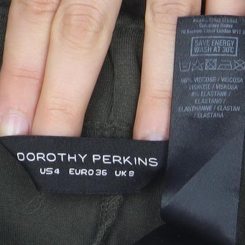 Dorothy Perkins Women Green Size 8 Midi Pencil Skirt