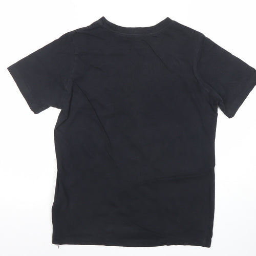 Nike Boys Black T-Shirt XL 13-14 Years Sports Logo Basic Tee