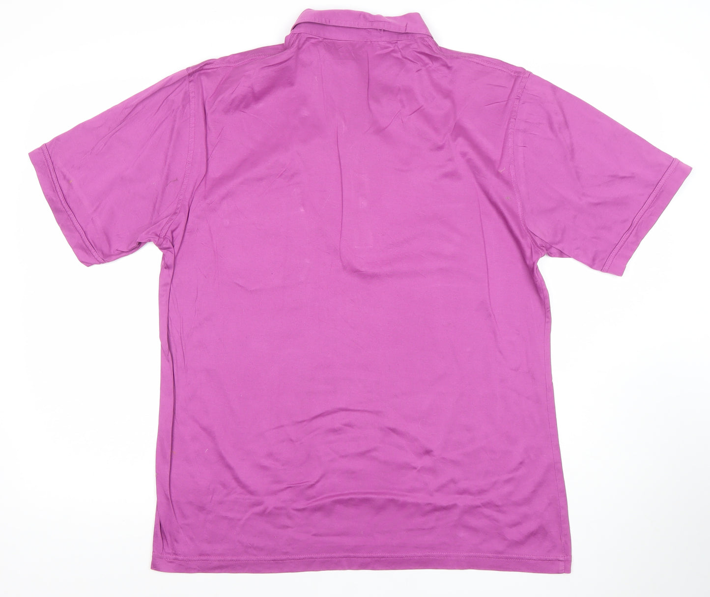 Farah Men's Purple XL Cotton Short Sleeve Polo Shirt