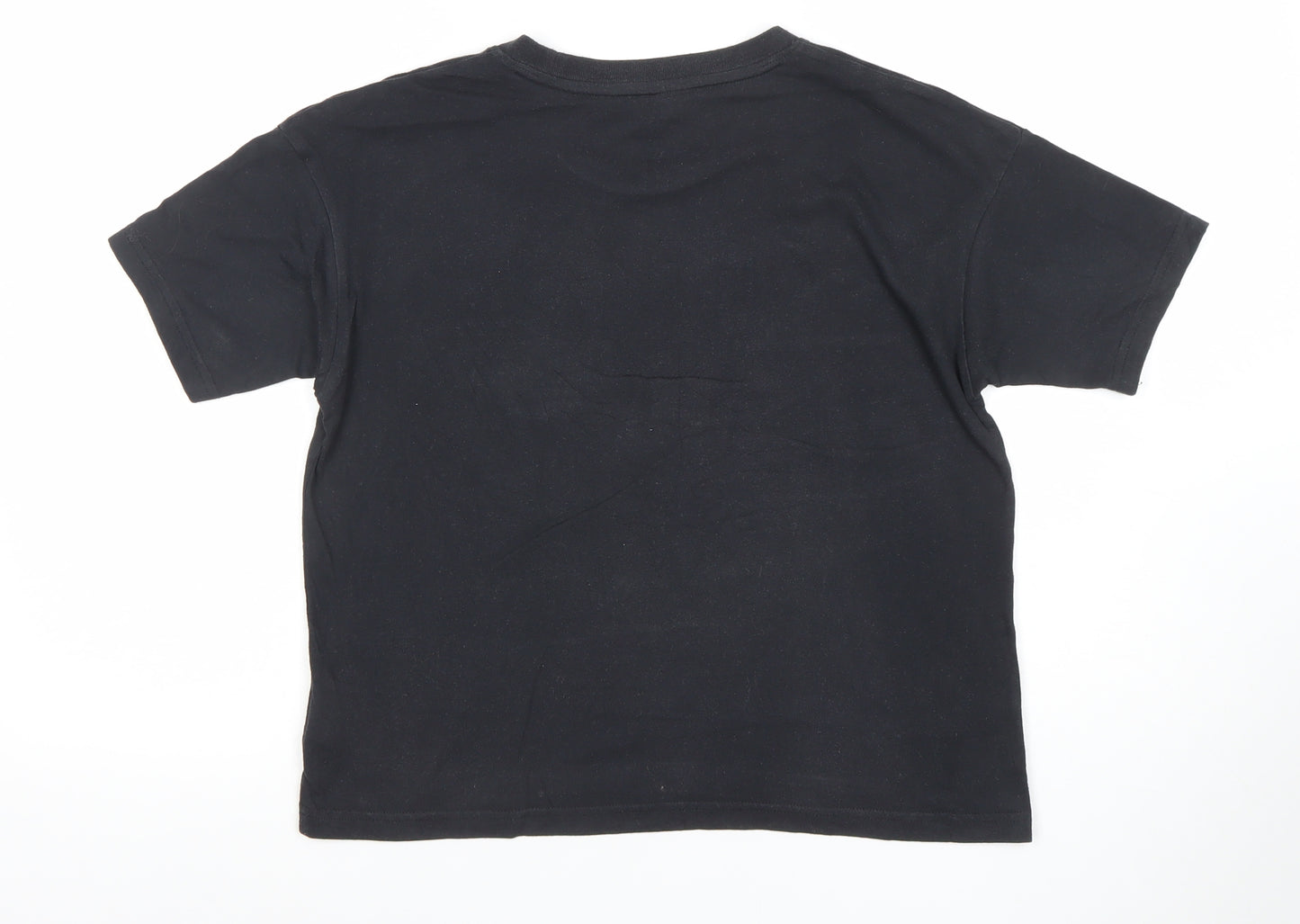 New Balance Women's Black XS Short Sleeve Cotton Blend Basic Logo T-Shirt