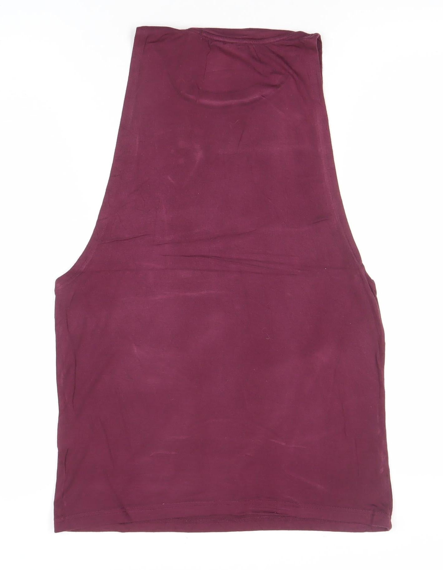 Alphalete Men's Burgundy Sleeveless Athletic T-Shirt XS