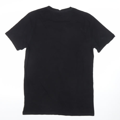 Closure London Men's Black Medium Graphic Stripe T-Shirt