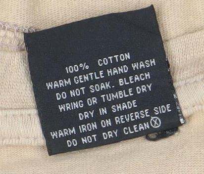 New Zealand Spirit Men's Beige Cotton Crew Neck Short Sleeve T-Shirt L