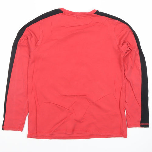 George Boys Red Super Mario Long Sleeve Graphic T-Shirt 10-11 Years
