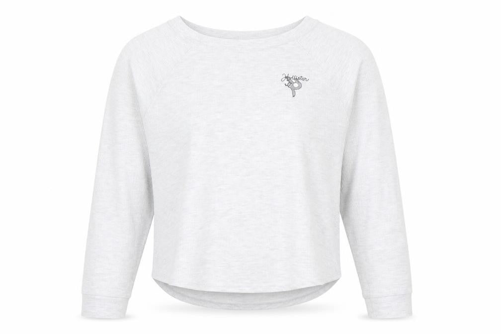 Hollister Womens Grey Long Sleeve Lounge Top XS Regular Fit