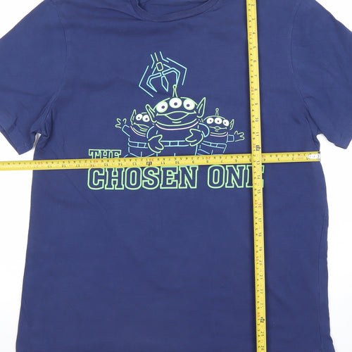 George Pixar Toy Story Alien 'The Chosen One' Blue Men's L T-Shirt