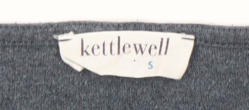 Kettlewell Women's Blue Striped Cotton Long Sleeve T-Shirt Size S
