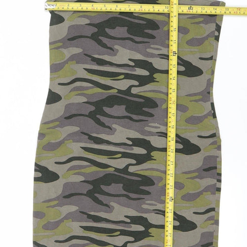 River Island Womens Multicoloured Camo Tank Dress Size 8