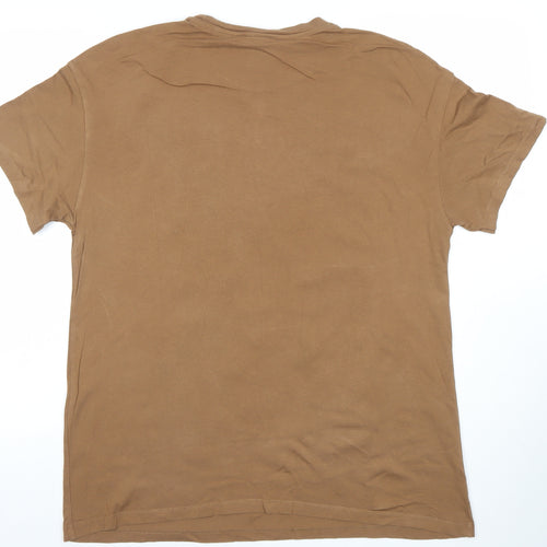 Bershka Women’s Brown Disney Adventure T-Shirt XS