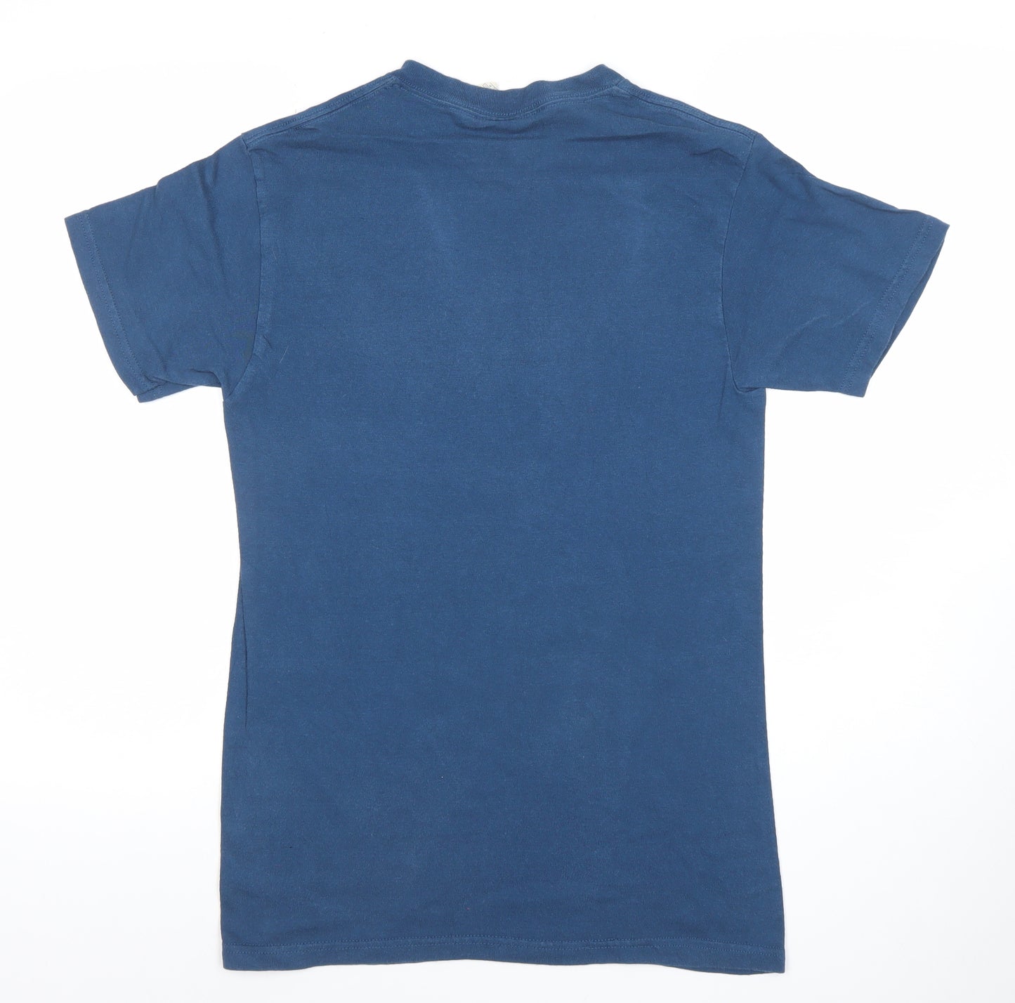 Delta Pro Weight Men's Blue Boulder Colorado Cotton T-Shirt Size S