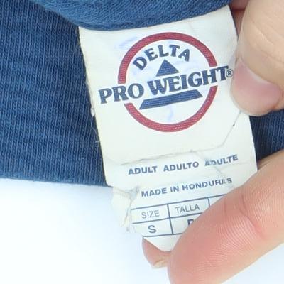 Delta Pro Weight Men's Blue Boulder Colorado Cotton T-Shirt Size S