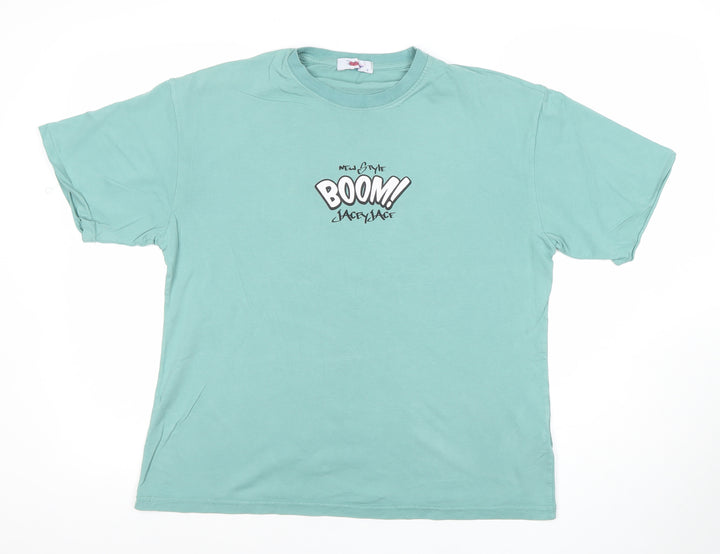 Disney Men’s Green Bugs Bunny Graphic Short Sleeve T-Shirt Size S