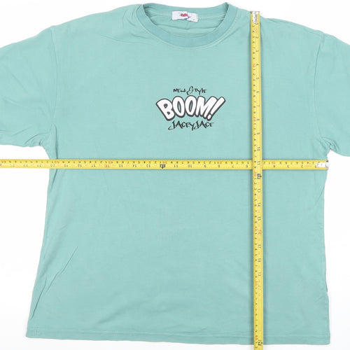 Disney Men’s Green Bugs Bunny Graphic Short Sleeve T-Shirt Size S