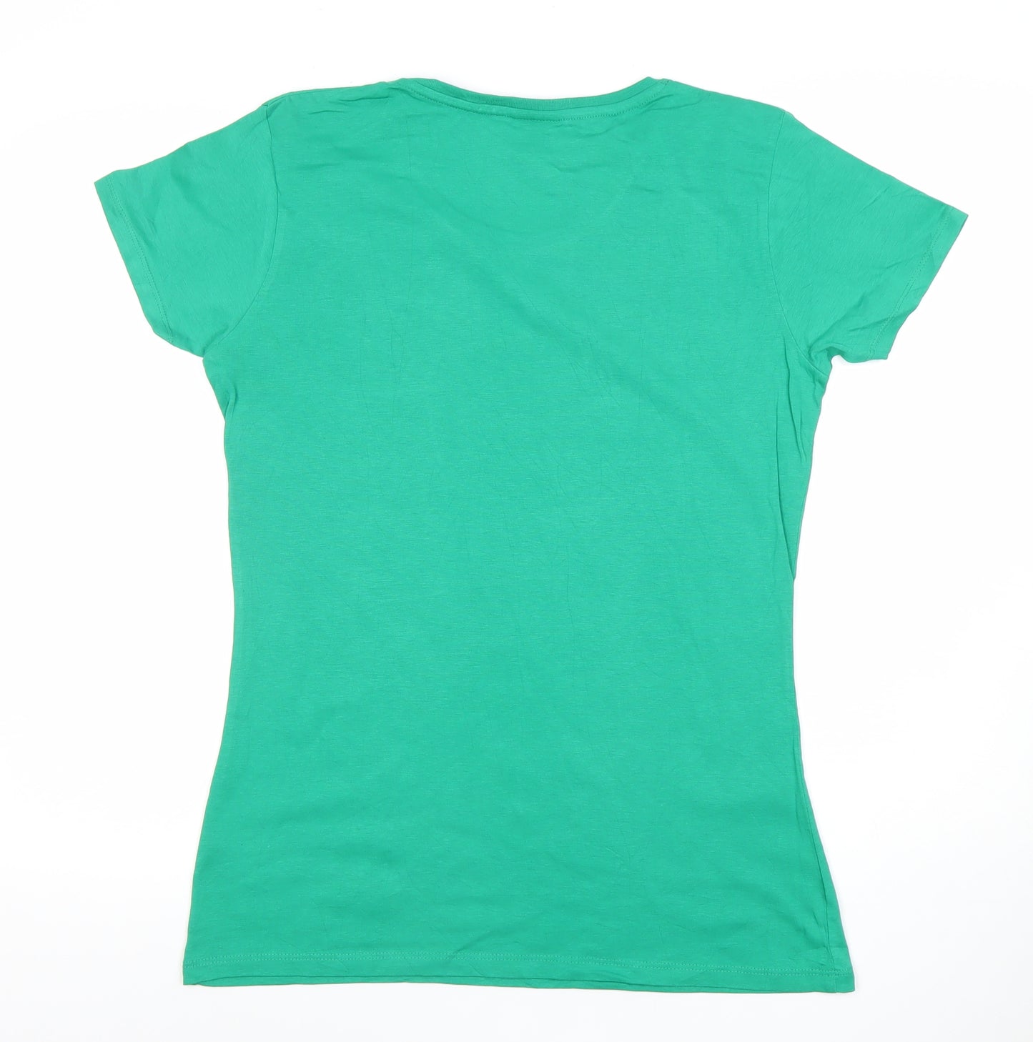 Spreadshirt Premium Women’s Green Cotton Quote T-Shirt Size M