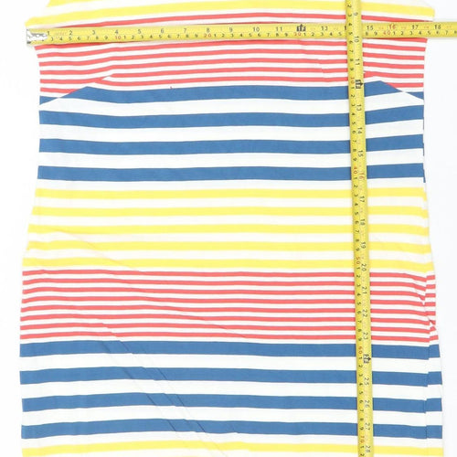 Sugarhill Brighton Womens Multicoloured Striped Shift Dress Size 14