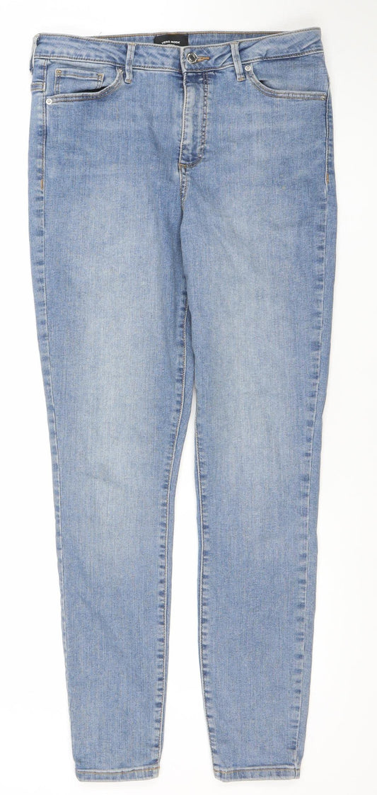 Vero Moda Women’s Blue Skinny Denim Jeans Size 12 Slim Fit