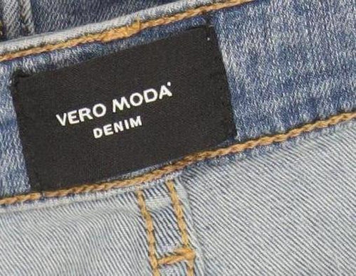 Vero Moda Women’s Blue Skinny Denim Jeans Size 12 Slim Fit