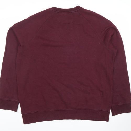 Pier One Mens Brown 2XL Crew Neck Pullover Sweatshirt