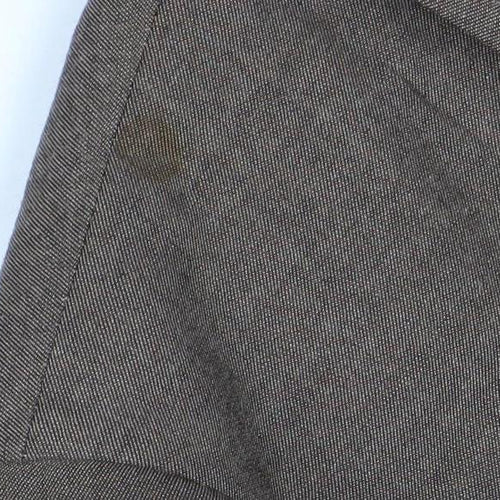 Zara Woman Brown Wool Blend Tailored Blazer Jacket UK 8