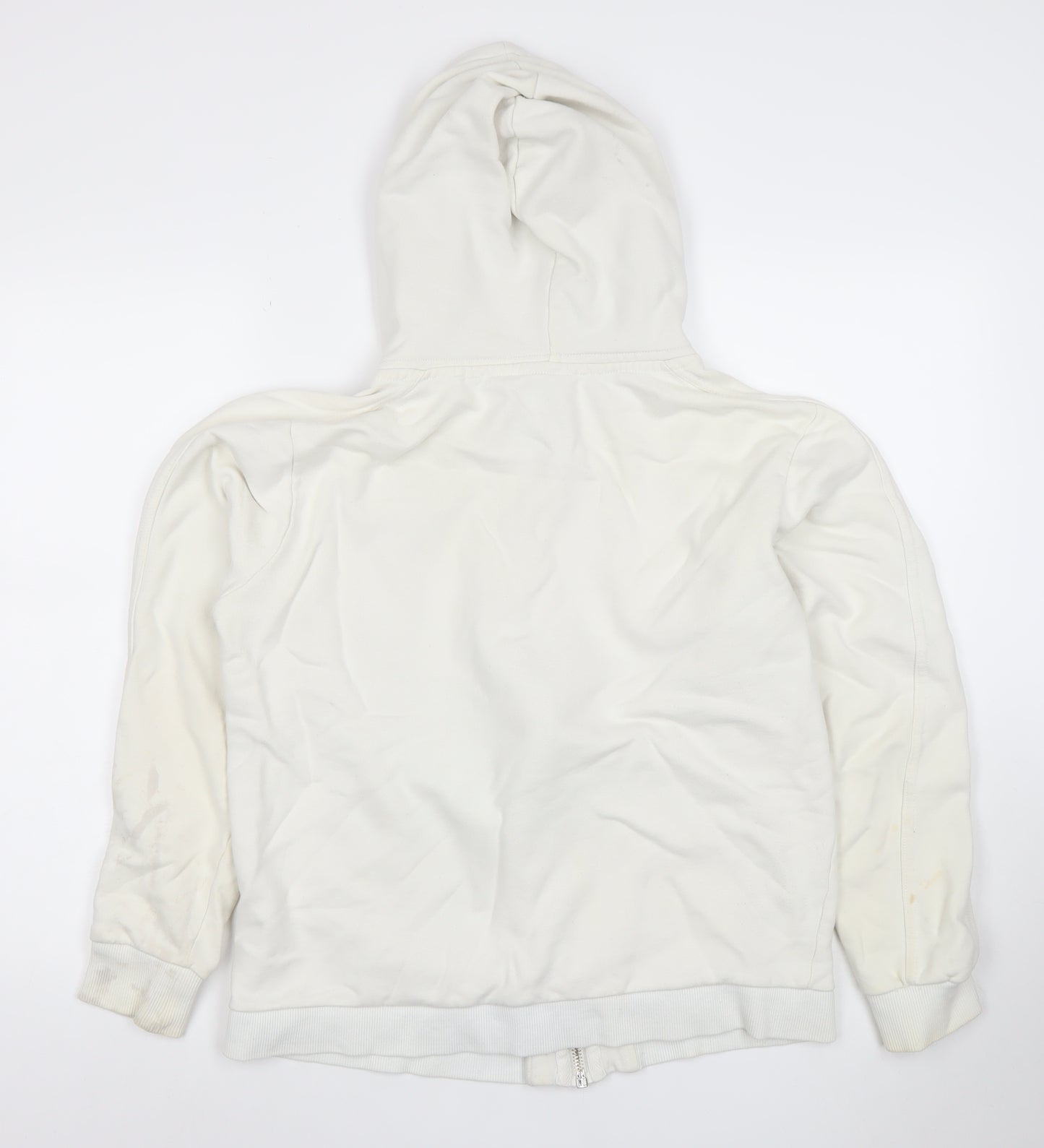 G-Star RAW Women's White Full Zip Hoodie XL 100% Cotton Casual