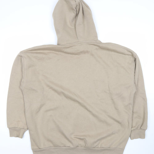 Bershka Womens Beige Pullover Hoodie Hampton Virginia Print Size S