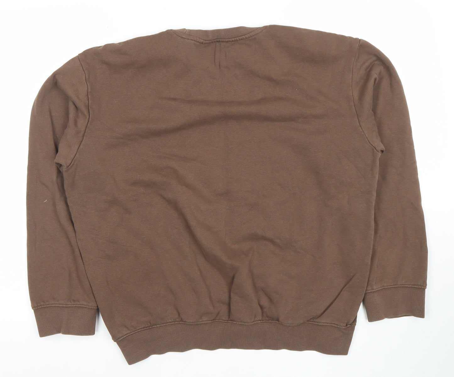 H&M Women Brown Relaxed Fit Pullover Sweatshirt Size S