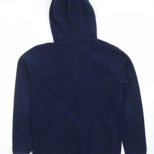 Dunnes Stores Boys Blue Hooded Full Zip Fleece Jacket 13-14 Years
