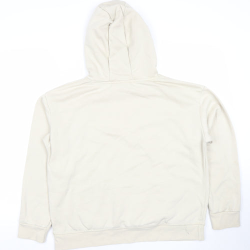 Primark Cares Women Beige Manifest Hoodie Size L Cotton Blend