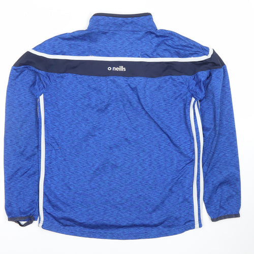 O'Neills Boys Blue 10-11 Years 1/4 Zip Pullover Sports Sweatshirt