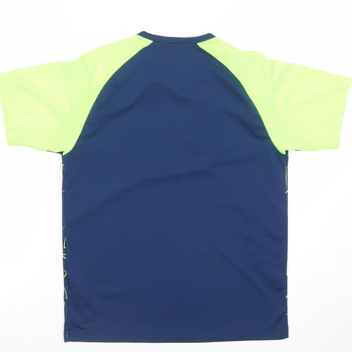 Puma Boys Blue Geometric DryCELL Sports T-Shirt 11-12 Years
