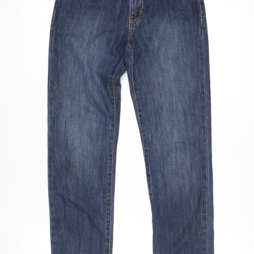 GAP Girls Blue Denim Regular Fit Girlfriend Jeans Age 12 Years