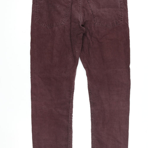 Marks and Spencer Men's Brown Slim Fit Corduroy Jeans 34W 29L