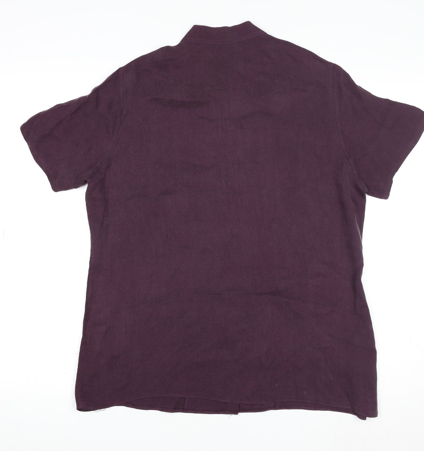 Marks and Spencer Women’s Purple Linen Kimono Blouse UK 14