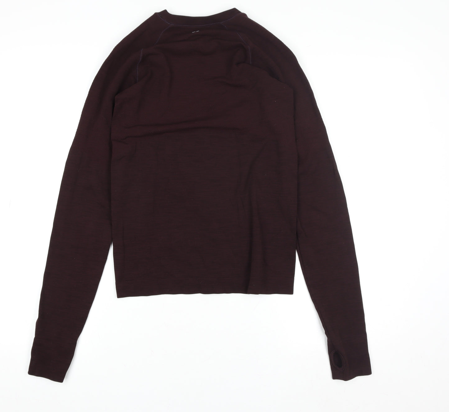 Sweaty Betty Women's Brown Long Sleeve Slim Fit Activewear Top S