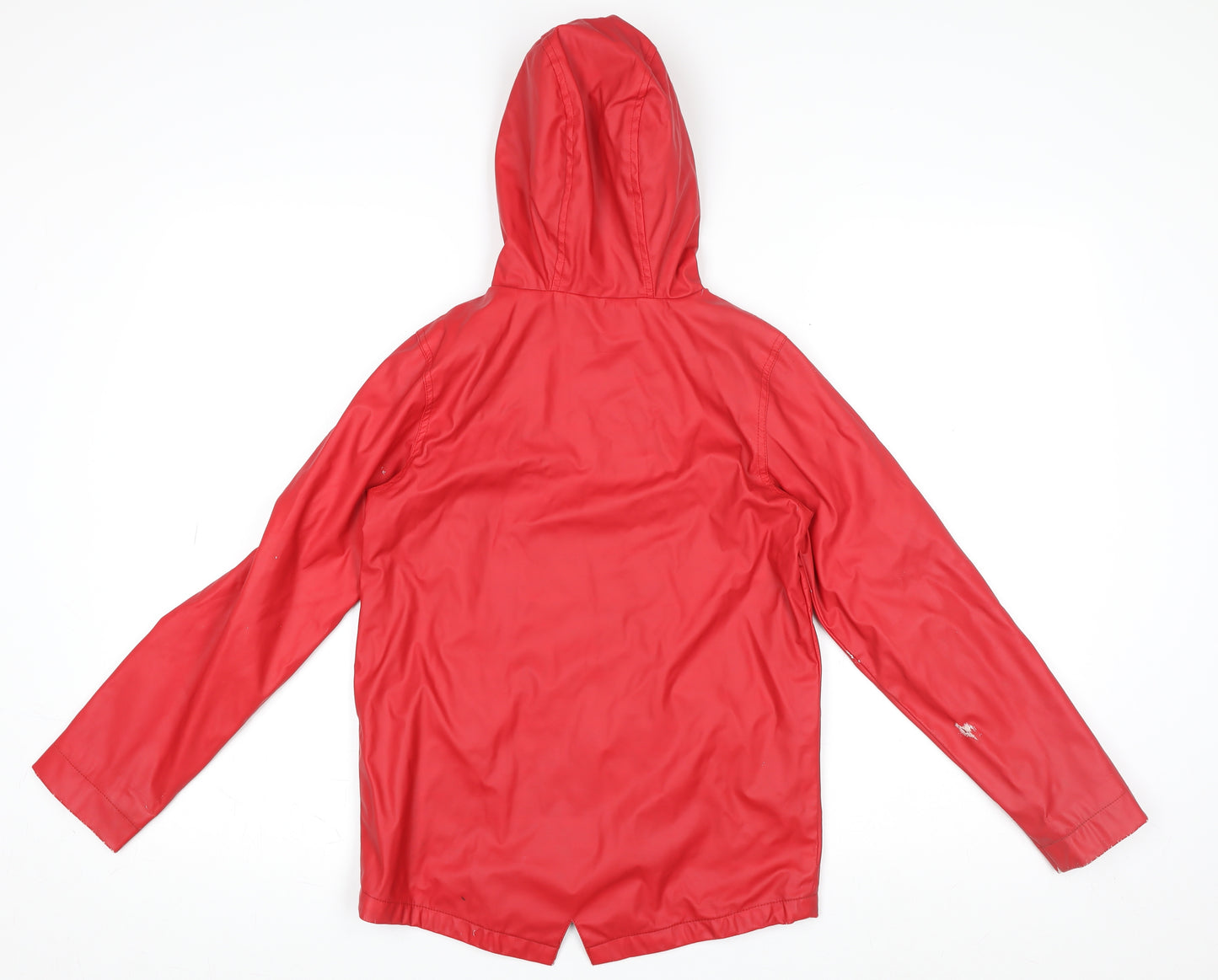 Peter Storm Boys Red Waterproof Hooded Rain Coat Jacket 9-10 Years