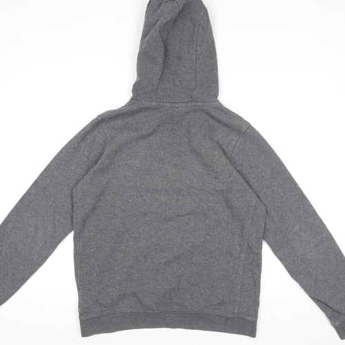 Nike Teens Grey XL Pullover Hoodie with Logo and Kangaroo Pocket