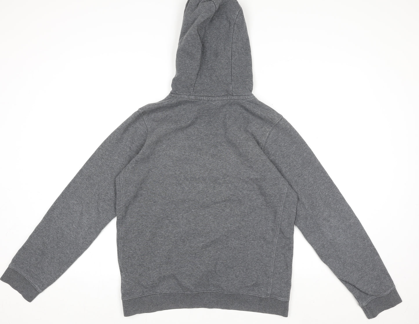Nike Teens Grey XL Pullover Hoodie with Logo and Kangaroo Pocket