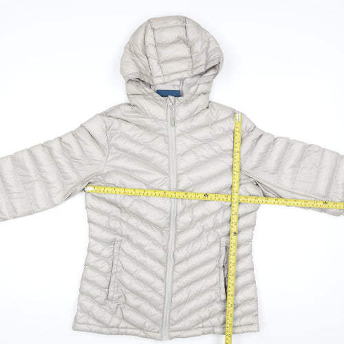Mountain Warehouse Womens Grey Size 8 Hooded Puffer Jacket