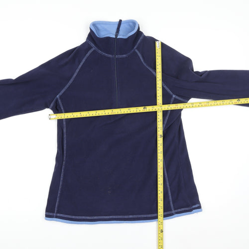 Mountain Warehouse Men's Blue Fleece Half Zip Jacket Size S
