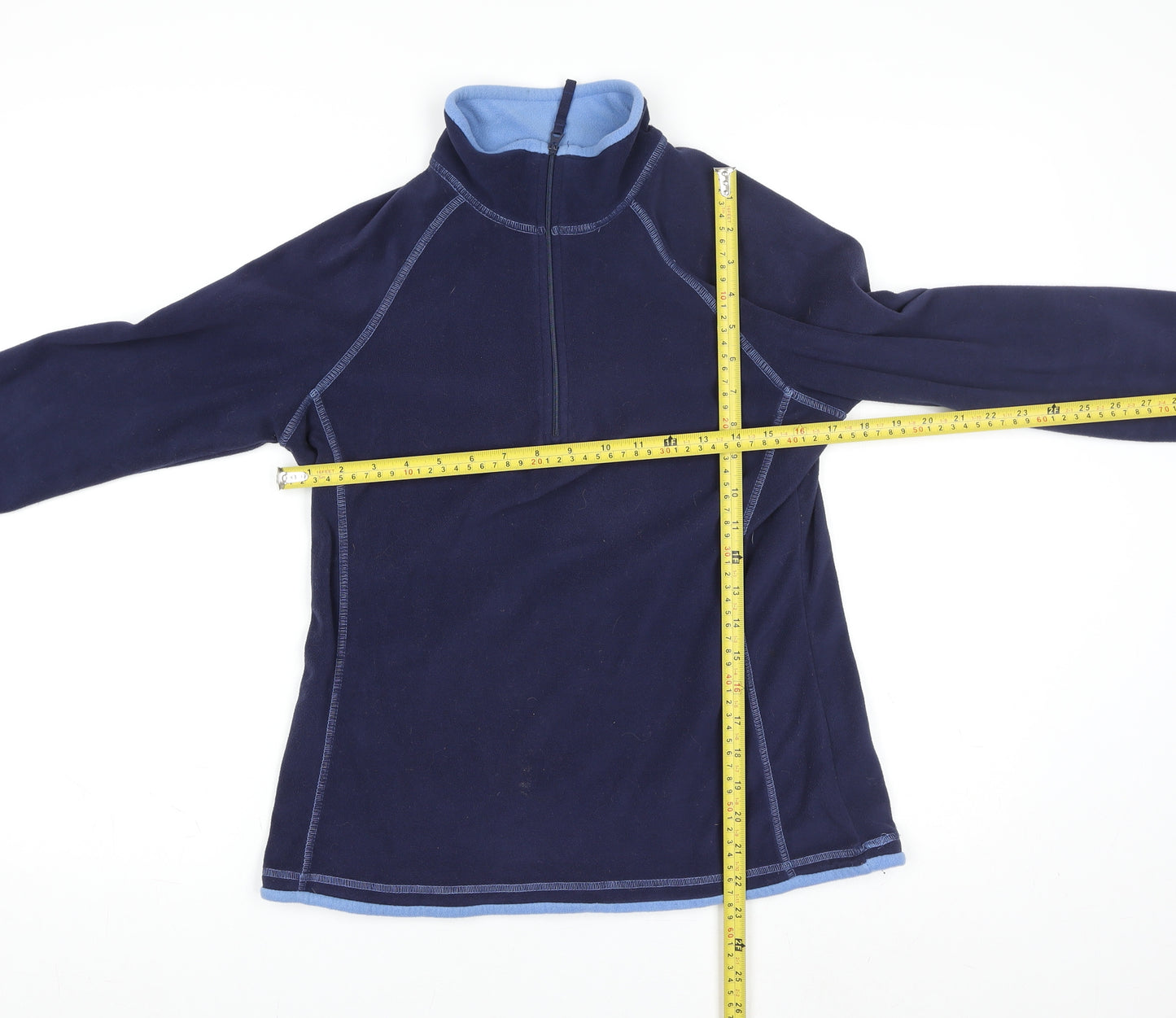 Mountain Warehouse Men's Blue Fleece Half Zip Jacket Size S