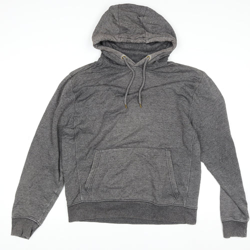 George Women’s Grey Pullover Hoodie Medium Hooded Sweatshirt Casual
