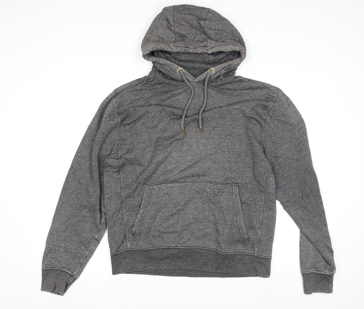 George Women’s Grey Pullover Hoodie Medium Hooded Sweatshirt Casual