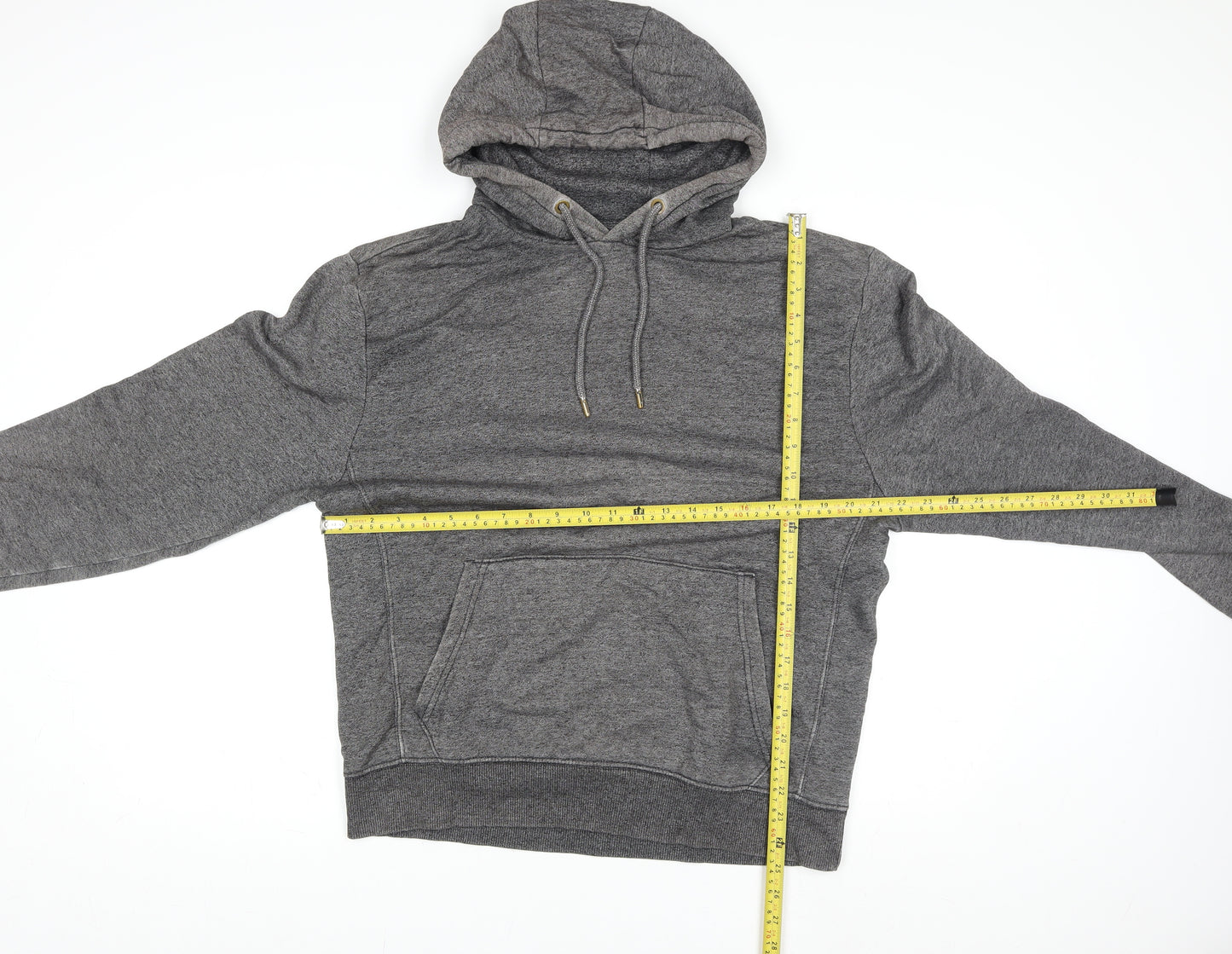 George Women’s Grey Pullover Hoodie Medium Hooded Sweatshirt Casual