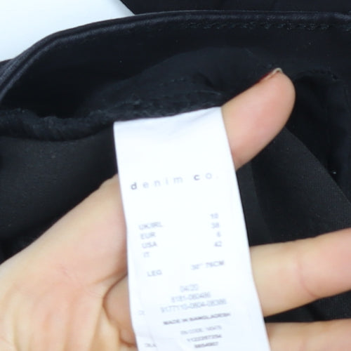 Denim Co Women Black Size 10 Skinny Stretch Leggings