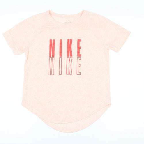 Nike Women's Pink Dri-FIT Short Sleeve Active T-Shirt Size L