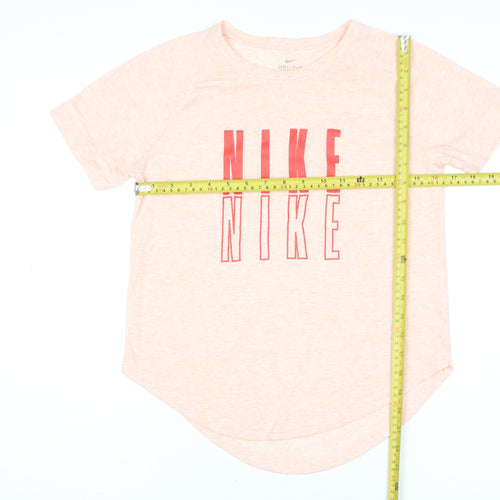 Nike Women's Pink Dri-FIT Short Sleeve Active T-Shirt Size L