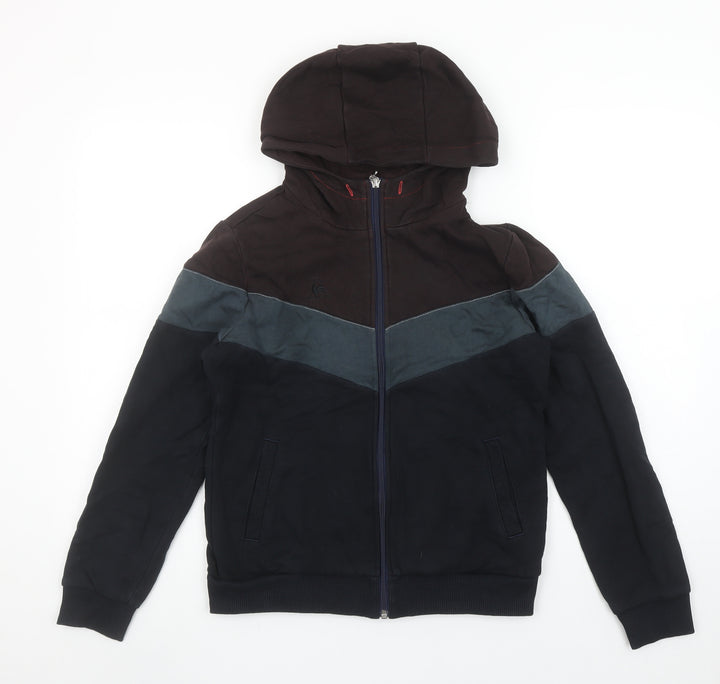 Le Coq Sportif Boys Multicoloured Full Zip Hoodie L Cotton Fleece