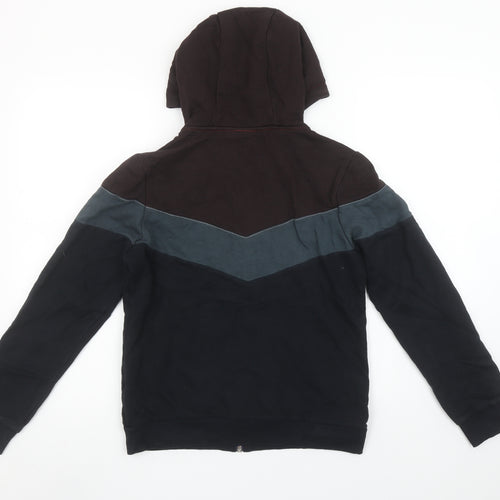 Le Coq Sportif Boys Multicoloured Full Zip Hoodie L Cotton Fleece